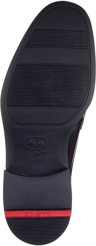 Lloyd Klassieke Extra Brede Derby Schoen Black Heren