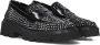 Lodi Instappers Dames Instapschoenen Damesschoenen Leer 4011 Zwart - Thumbnail 4