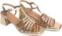 Lodi Gouden Jurk Sandalen Vrouwen Leer Yellow Dames - Thumbnail 5
