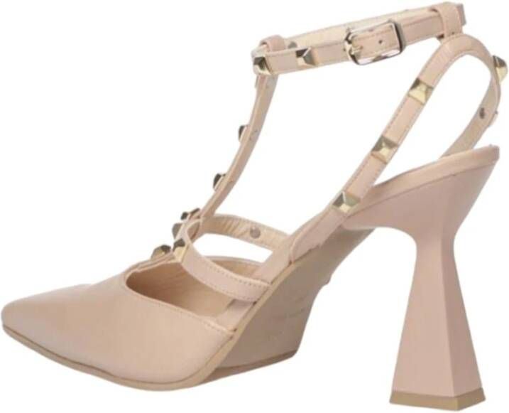 Lodi Nude Leren Jurkschoenen voor Vrouwen Beige Dames