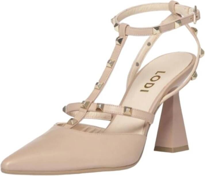 Lodi Nude Leren Jurkschoenen voor Vrouwen Beige Dames