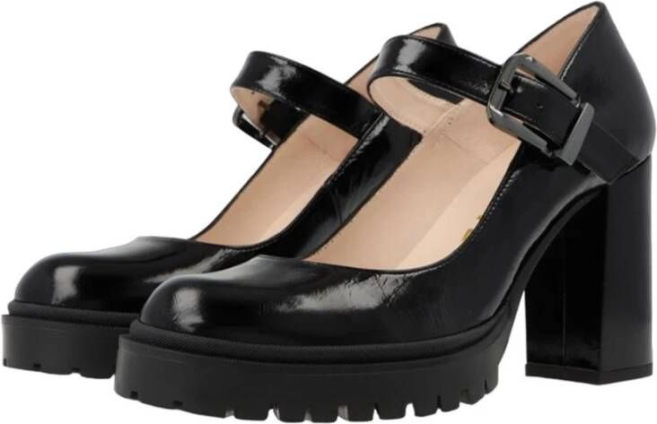 Lodi Zwarte lakleren damesschoenen