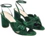 Loeffler Randall Camellia sandalen in Emerald Polyesther Groen Dames - Thumbnail 5