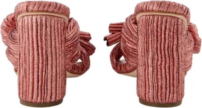 Loeffler Randall Fabric sandals Roze Dames