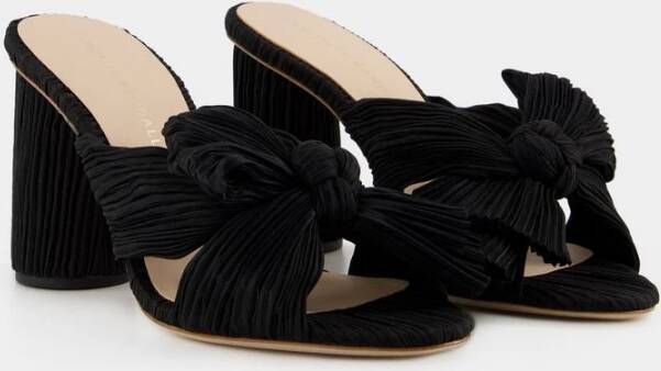 Loeffler Randall Zwarte Leren Penny Pumps Black Dames