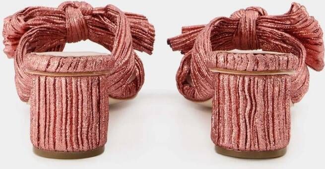 Loeffler Randall Heeled Mules Roze Dames