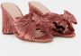 Loeffler Randall Roze Metallic Penny Sandalen Leer Pink Dames - Thumbnail 2