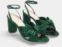 Loeffler Randall Camellia sandalen in Emerald Polyesther Groen Dames - Thumbnail 2