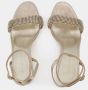 Loeffler Randall Rhinestone Almond Toe Sandalen Cappuccino Leer Beige Dames - Thumbnail 4