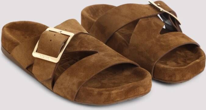 Loewe Bruine Sandalen voor Vrouwen