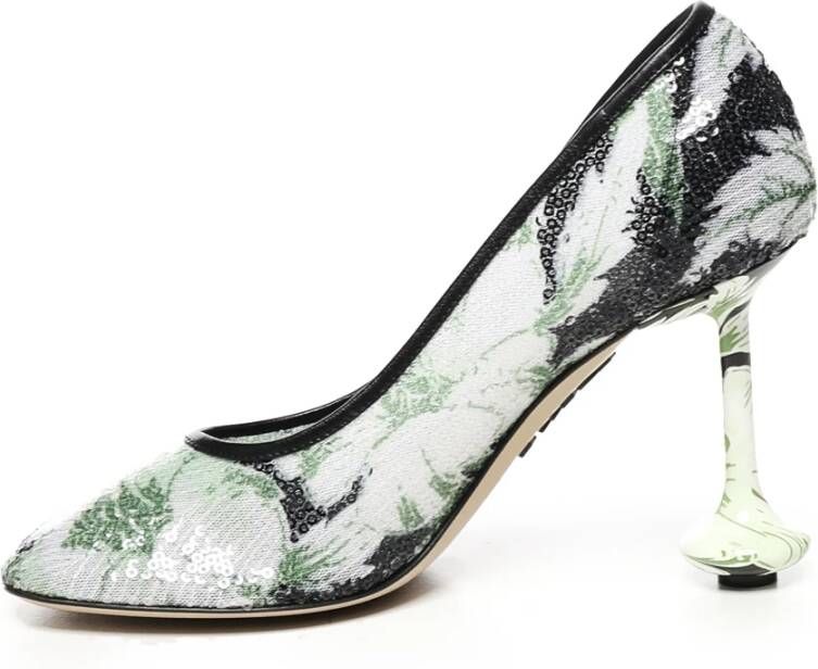 Loewe Paillet Bloem Hiel Schoenen