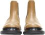 Loewe Pre-owned Leather boots Beige Dames - Thumbnail 4