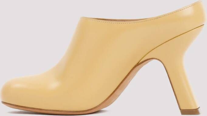 Loewe Stijlvolle Hakken Muiltjes Yellow Dames