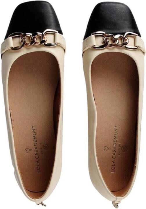 Lola Casademunt Beige Casual Synthetische Ballerina's Beige Dames