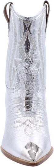 Lola Cruz Western Style Cowboy Boots Gray Dames