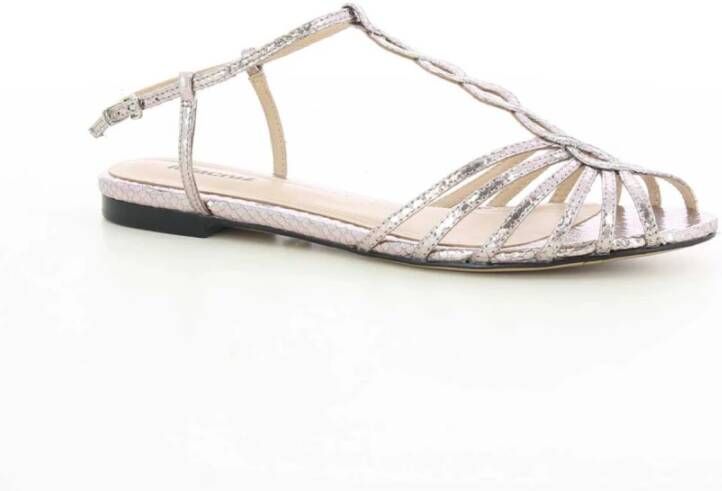 Lola Cruz Dames platina schoenen Gray Dames