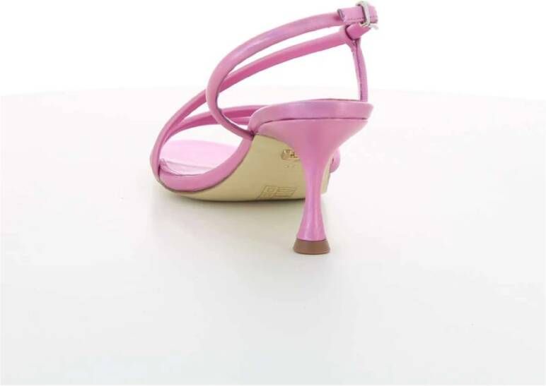 Lola Cruz Elegante hoge hak sandalen voor vrouwen Pink Dames