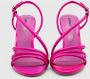 Lola Cruz Fuchsia Hoge Hak Sandalen Roze Dames - Thumbnail 2