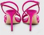 Lola Cruz Fuchsia Hoge Hak Sandalen Roze Dames - Thumbnail 3