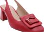 Lola Cruz Rode Slingback Sandalen - Thumbnail 5