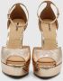 Lola Cruz Platino High Heel Sandalen Yellow Dames - Thumbnail 2