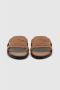 Lola Cruz Leren Instap Sandalen Brown Dames - Thumbnail 2