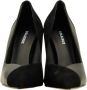 Lola Cruz Zwarte Leren Stiletto Hakken Black Dames - Thumbnail 4