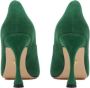 Lola Cruz Glinsterende Groene Leren Pumps Groen Dames - Thumbnail 3