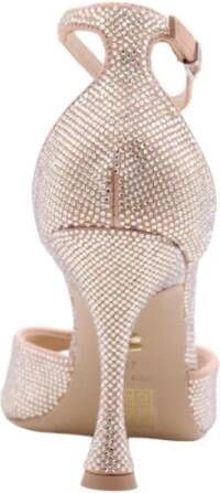 Lola Cruz Hoge hak sandalen voor vrouwen Beige Dames