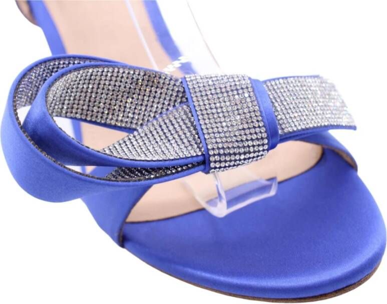 Lola Cruz Hoge hak sandalen voor vrouwen Blue Dames