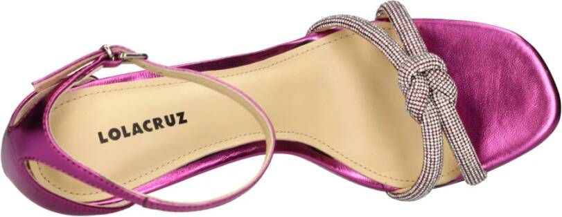 Lola Cruz Sandalen Fuchsia