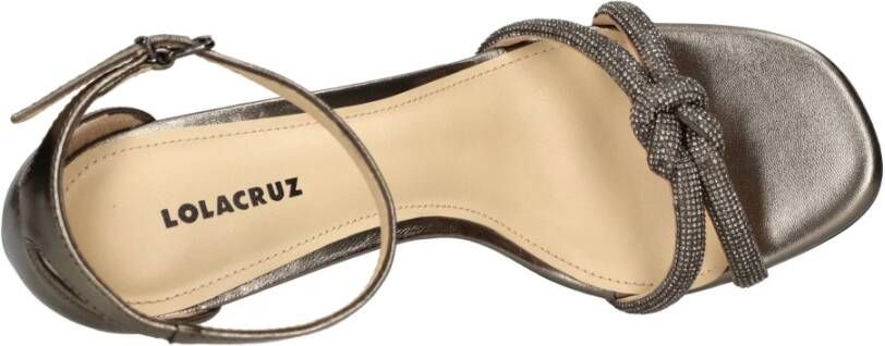 Lola Cruz Sandalen Grijs