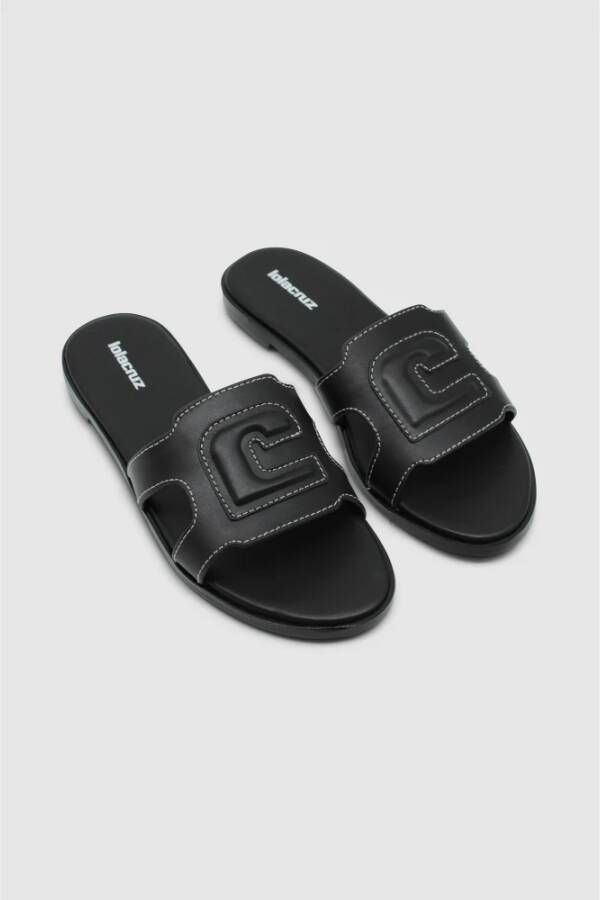 Lola Cruz Sliders Black Dames