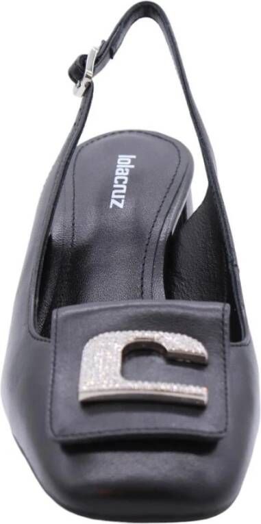 Lola Cruz Stijlvolle MAY Muiltjes Black Dames