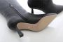 Lola Cruz Zwarte leren kniehoge laarzen Black Dames - Thumbnail 6
