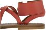 Longchamp Flat Sandals Red Dames - Thumbnail 7