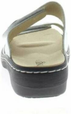 Longo Dames Leren Sleehak Sandalen