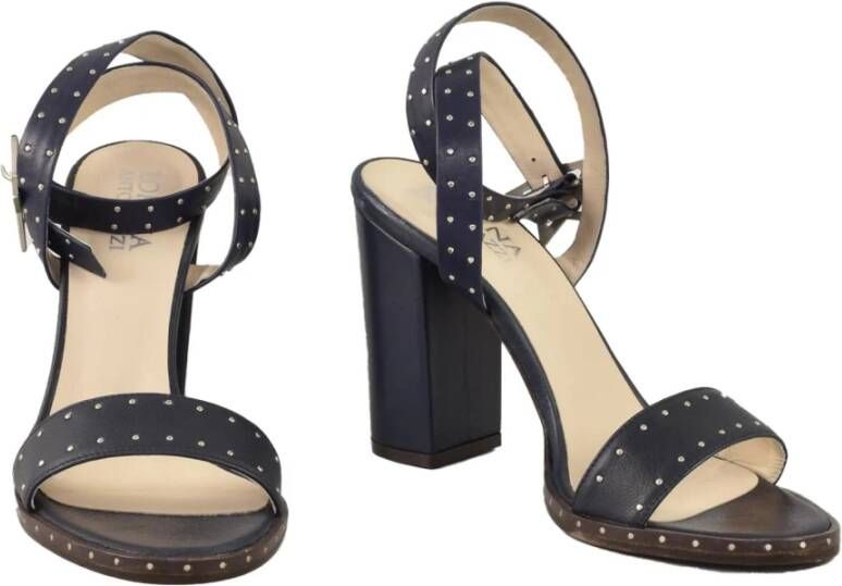 Lorena Antoniazzi Leren Sandaal Blue Dames