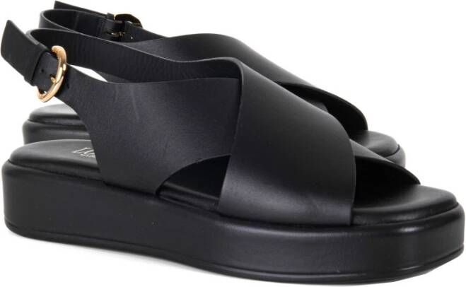 Loriblu Flat Sandals Black Dames
