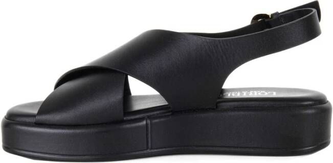 Loriblu Flat Sandals Black Dames