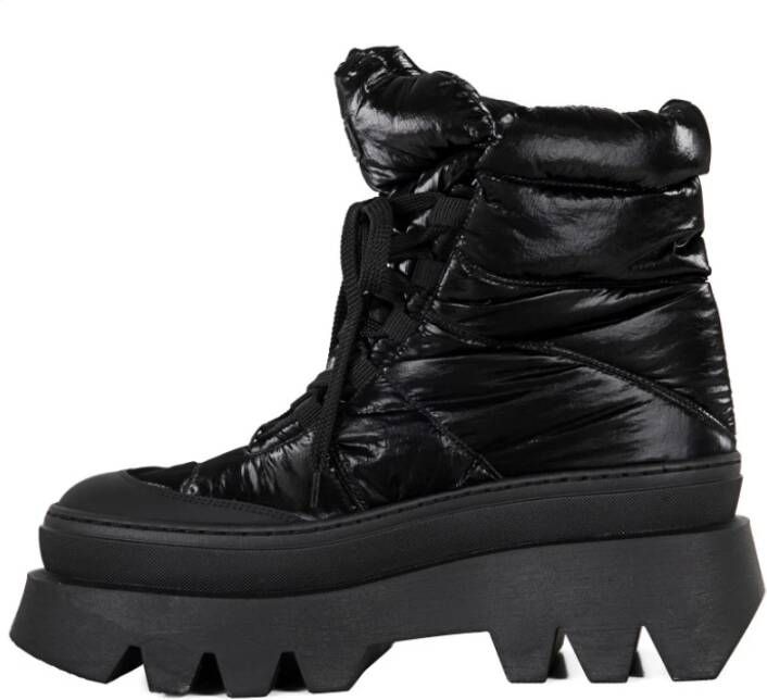 Loriblu Zwarte winter enkellaarzen Black Dames