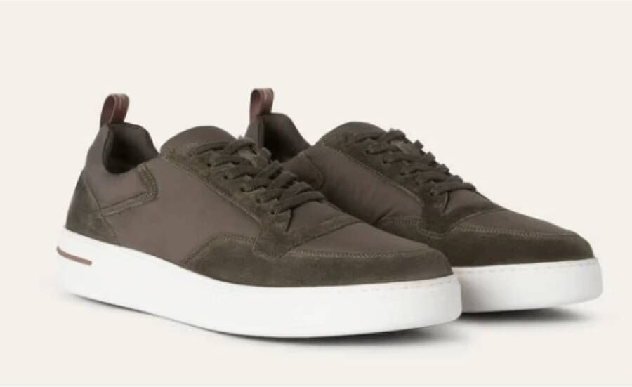 Loro Piana Groene Walk Sneakers met Boxzolen Green Heren