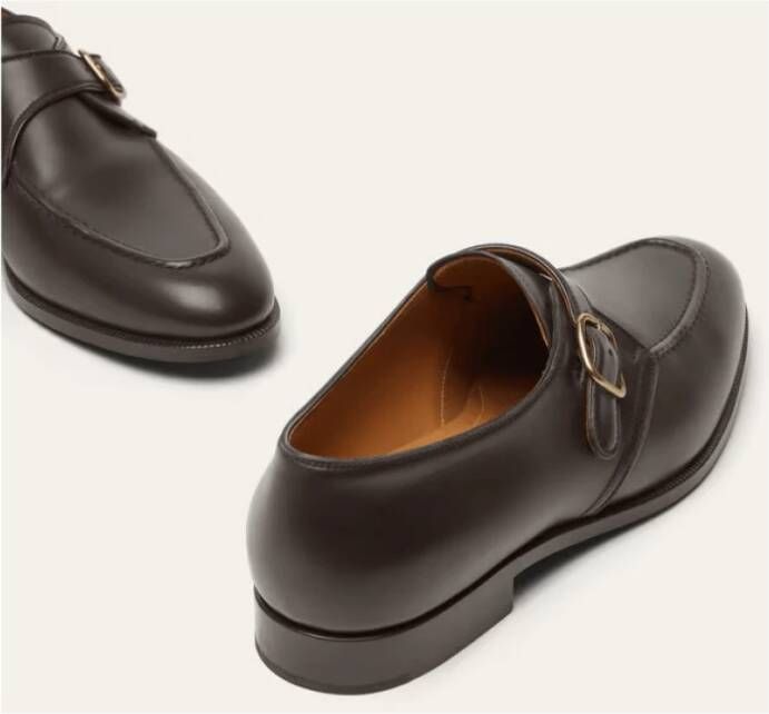 Loro Piana Klassieke Derby Schoenen met Leren Details