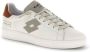 Lotto Gestreepte Handtekening Mode Sneakers White Heren - Thumbnail 4