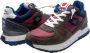 Lotto Rode en bruine leren sneakers Tokyo Shibuya stijl Multicolor Heren - Thumbnail 2