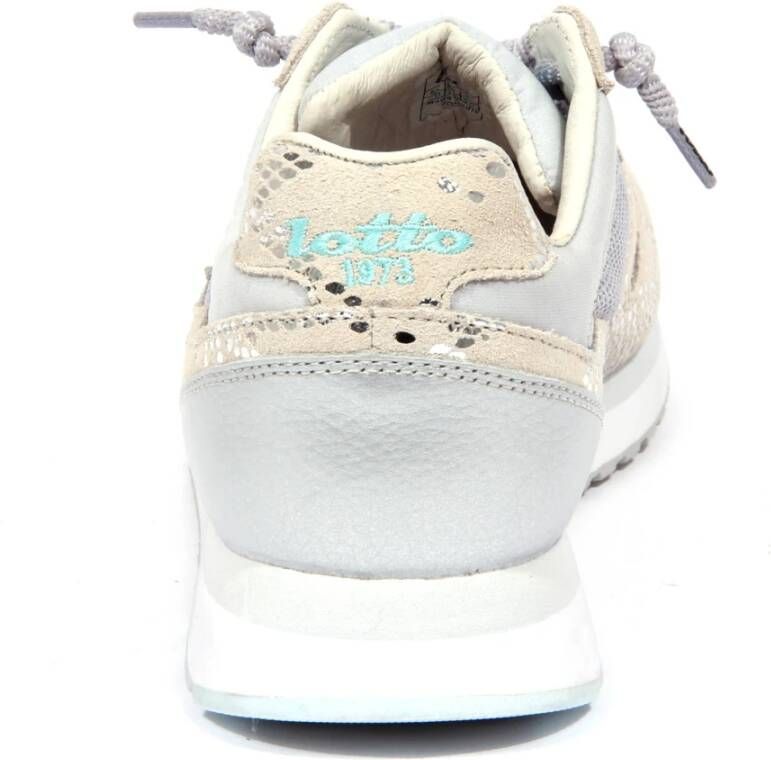 Lotto Tokyo Wedge Crack Schoen in Grijs Zilver