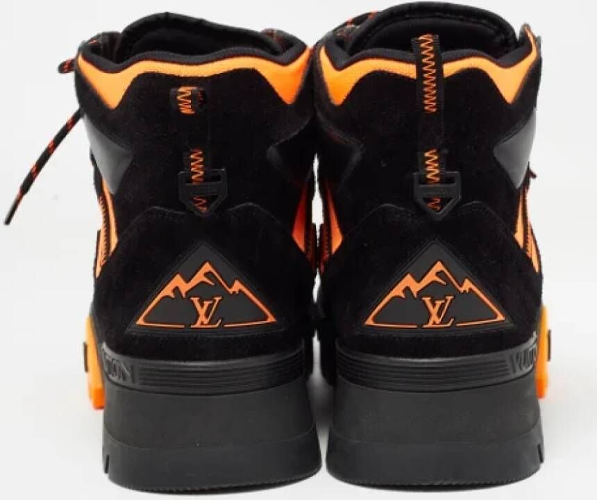Louis Vuitton Vintage Pre-owned Canvas boots Black Heren