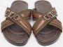 Louis Vuitton Vintage Pre-owned Canvas flats Brown Heren - Thumbnail 3