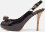Louis Vuitton Vintage Pre-owned Canvas heels Black Dames - Thumbnail 2