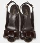 Louis Vuitton Vintage Pre-owned Canvas heels Brown Dames - Thumbnail 3